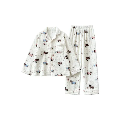 QIAOYUN Такса Женские Пижамные Комплекты