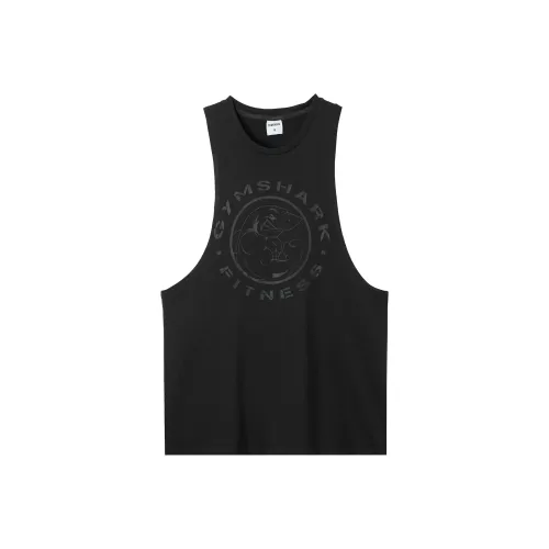 GYMSHARK Мужские черные майки