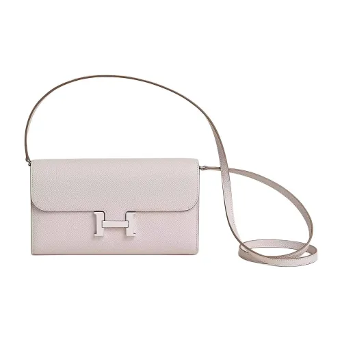 HERMES Constance To Go Epsom Телячья кожа Сумка через плечо Женская Светло-фиолетовая