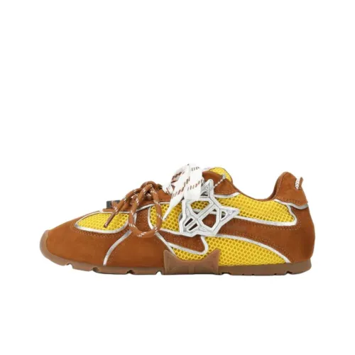 Naked Wolfe Adored Коричневый Сетчатый Низкий Топ Повседневная Обувь Женская Коричневый