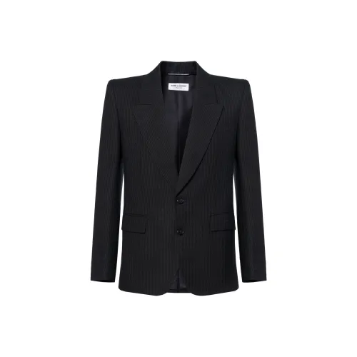 SAINT LAURENT Бизнес-костюм мужской черный