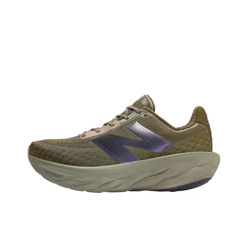 New Balance NB Fresh Foam X 1080v14 Дышащие Поддерживающие Беговые Кроссовки Мужские Оливково-Зеленые