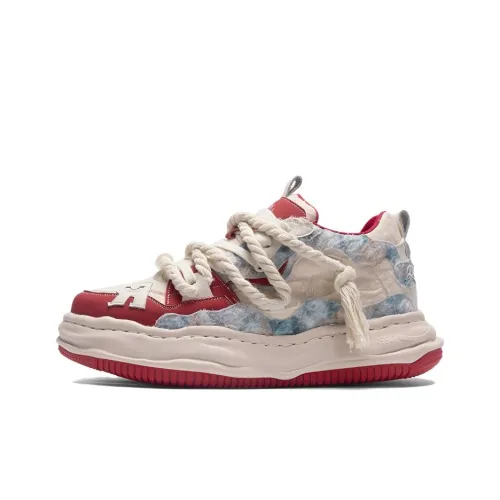 RELAXURSELF Низкие кроссовки для скейтбординга с растворительным эффектом унисекс