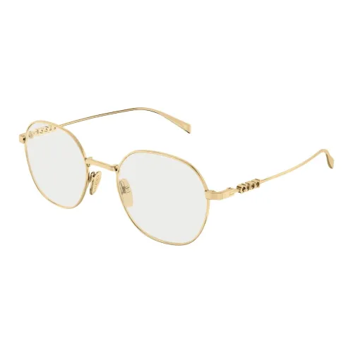 GUCCI Металл Круглые Оптические Очки Унисекс Золото