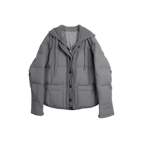 ELLE Medium Gray Women's Down Jackets ELLE Средне-серый Женский Пуховик