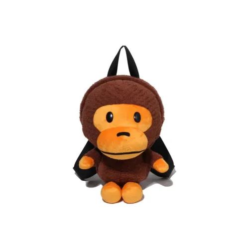 A BATHING APE Ткань Рюкзак Детский Коричневый