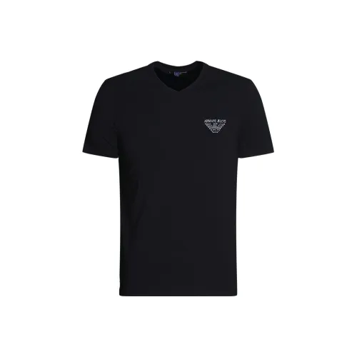 EMPORIO ARMANI Круглый вырез Короткий рукав Т-рубашки Мужской