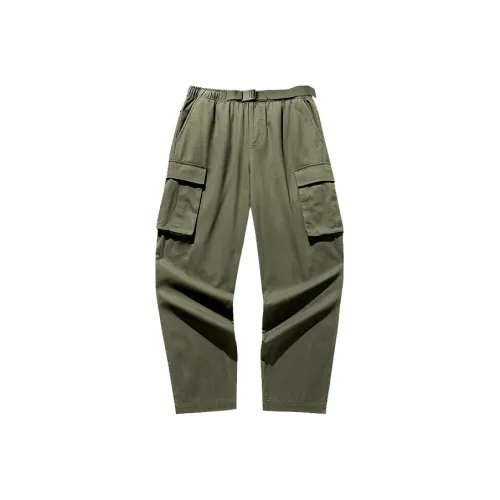 CHAOJIANTA Карго-брюки Мужские Виноградный Лист Зеленый