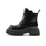 Чёрный, меховая подкладка