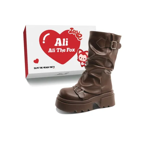 Али Тх Фокс Эксклюзивный Мода Винтаж Версатильный Носки Экипаж Мартин Ботинок Женские