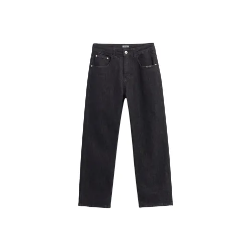 ENTONG Синий Черный Унисекс Джинсы