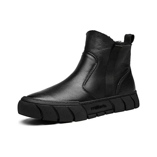 Millies Ботильоны Черный Шерсть Мужской