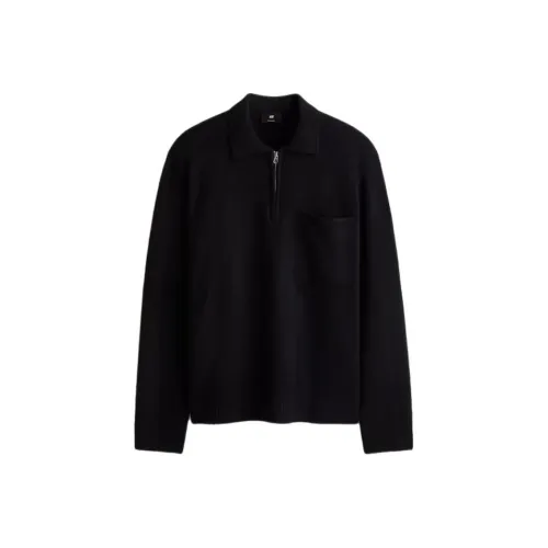 H M Черные Мужские Свитера