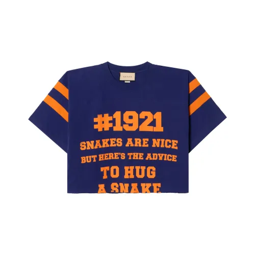 GUCCI Фиолетовый Женский Короткий Топ