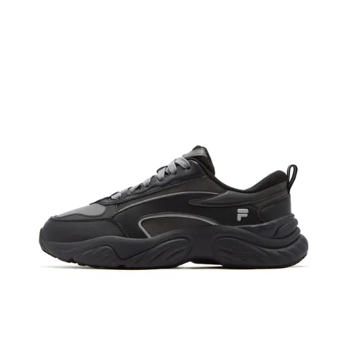FILA FUSION Conch D Low Топ Беговые кроссовки Мужской Черный Серый