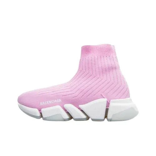 Balenciaga Speed 2,0 High Топ Casual Женский Розовый