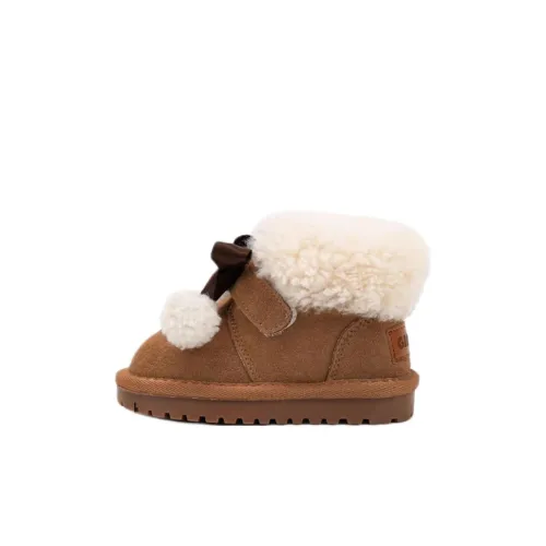 QINUOSHU Противоскользящие амортизаторы с высоким верхом детские зимние сапоги