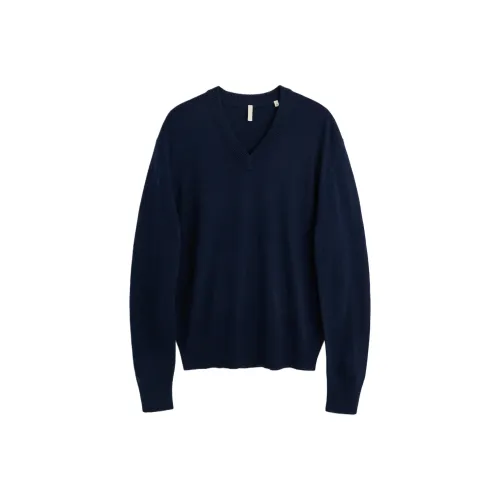 Подсолнух Морской синий Мужские Свитера