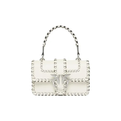 PINKO Love Bag Коровья кожа Сумка Мини Женская Белая