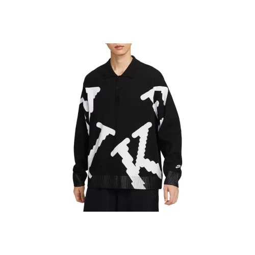 Черная мужская регбийная футболка Nike