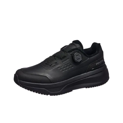 ANTA Износостойкие Термальные Низкие Кроссовки для тренировок Мужские Основной черный