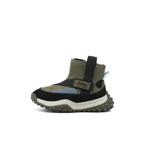 Jeep MID Топ Ботинки Армейский зеленый Детский