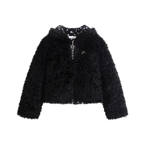 UNIFREE Cropped Coat Women's Black UNIFREE Укороченное пальто женское черное