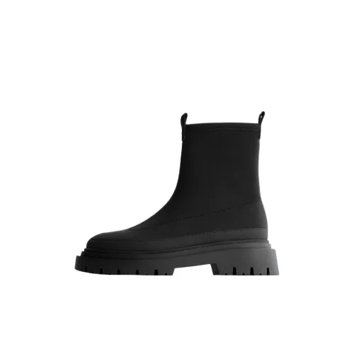 ZARA Водонепроницаемые ботинки черные детские