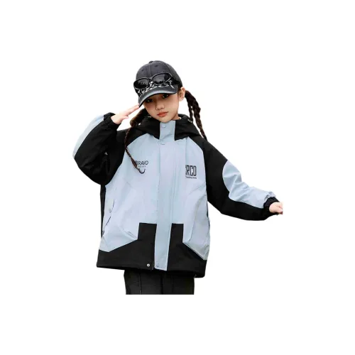 Aisina Серое Пальто с Подкладкой и Лайнером Унисекс Ветровка