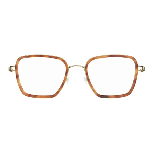 LINDBERG Квадрат OPTICAL Очки Унисекс Яркий Черепаховый Ярко-золотой