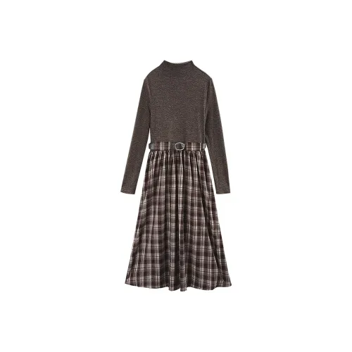 A paradise for awakening Длинное платье с длинными рукавами женское