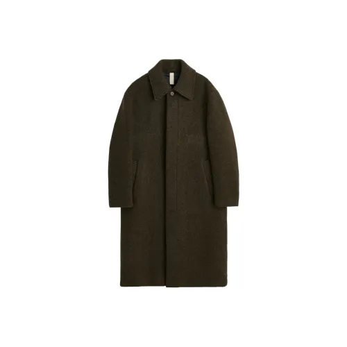 Подсолнух Трава Серый Мужской Пальто