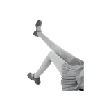 [Носки с рисунком] Светло-серый