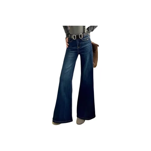 Gentle welcome Синий Унисекс Джинсы