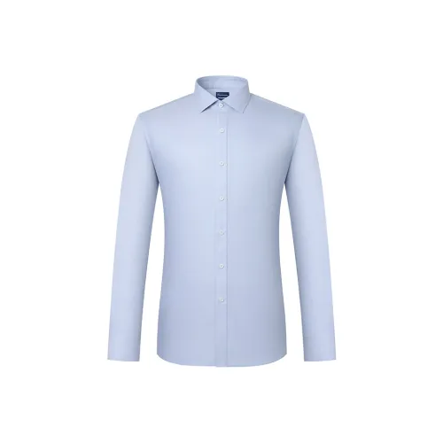 Camicissima Светло-синий Полу-французский Ожерелье-чокер Мужские Рубашки
