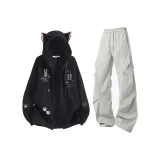 Чёрные + Светло-серые штаны