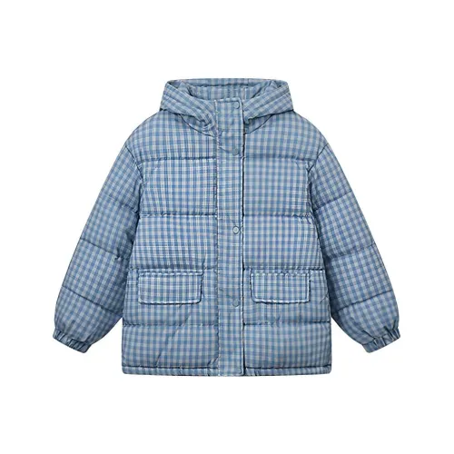 IWZI Синий Женские пуховики