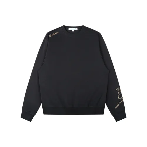 FAIRWHALE Черный Мужской Свитшот