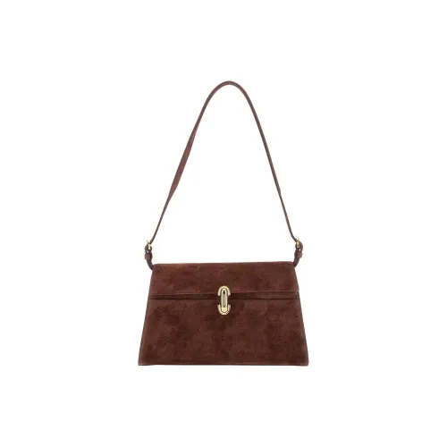SAVETTE Замша Сумка через плечо Женская Коричневая