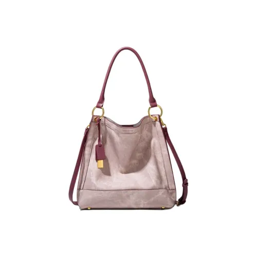 MACKJANICE Полиуретан с синтетической кожей сумка через плечо стандартная женская сиреневый и темно-розовый