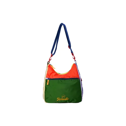 MYTIMELAB Ткань Плечевая Сумка Стандартная Унисекс Ярко-Желтая Лесной Зеленый