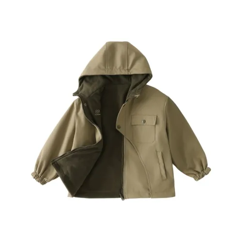 Brilliant Хлопковый пуховик Осенний и Зимний Зеленый Детский