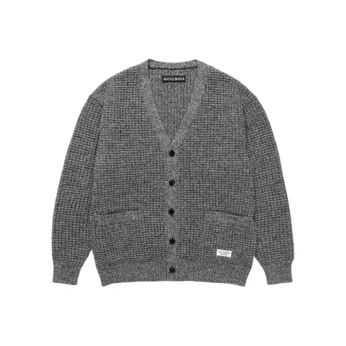 WACKO MARIA FW25 Вафельная вязка Кардиган Трикотаж Унисекс