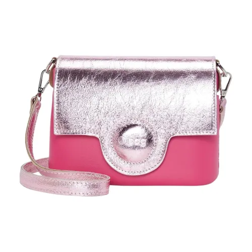 O Bag Thermoplastic Compound Сумка через плечо Сумка на плечо Женская Розовая