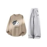 [2 пачки] Песочный (Ma Тайцзи Кошка) + Фотиния Серый (Штаны с логотипом Тайцзи Кошка)