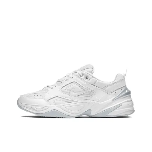 Nike M2K Tekno Устойчивые к истиранию Низкие Кроссовки Мужские Белые