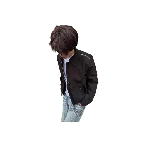 RENBEN1986 Черный Унисекс Куртки