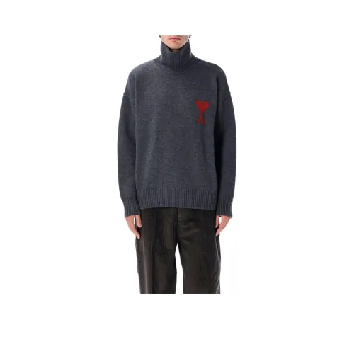 AMIRI Темно-серый Мужской Свитера
