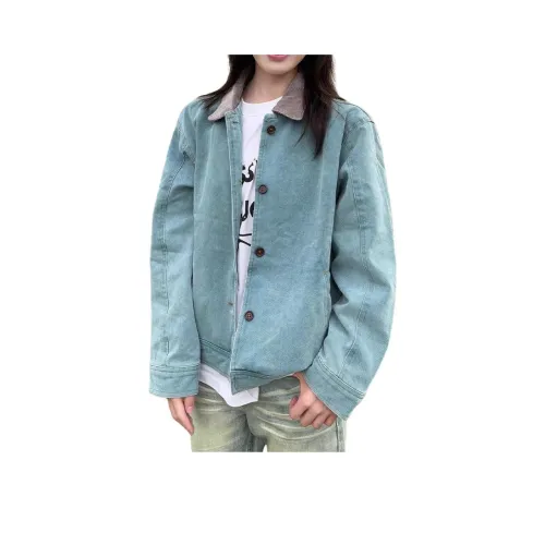 TUOFEI Павлин Синий Унисекс Куртки