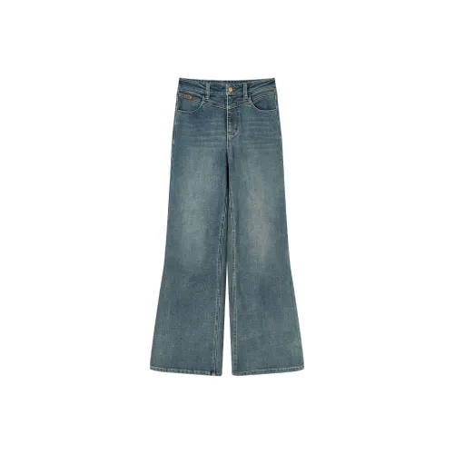 XIANGYING Джинсовый синий Женские Джинсы